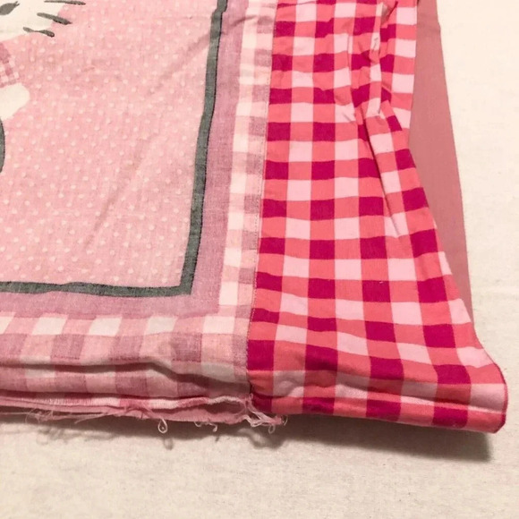 Hello Kitty Pink Checkered Pillowcase  29.5 x 18 Inch Pillow Case - Picture 14 of 16